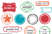Stamps & Postage Photoshop Brushes