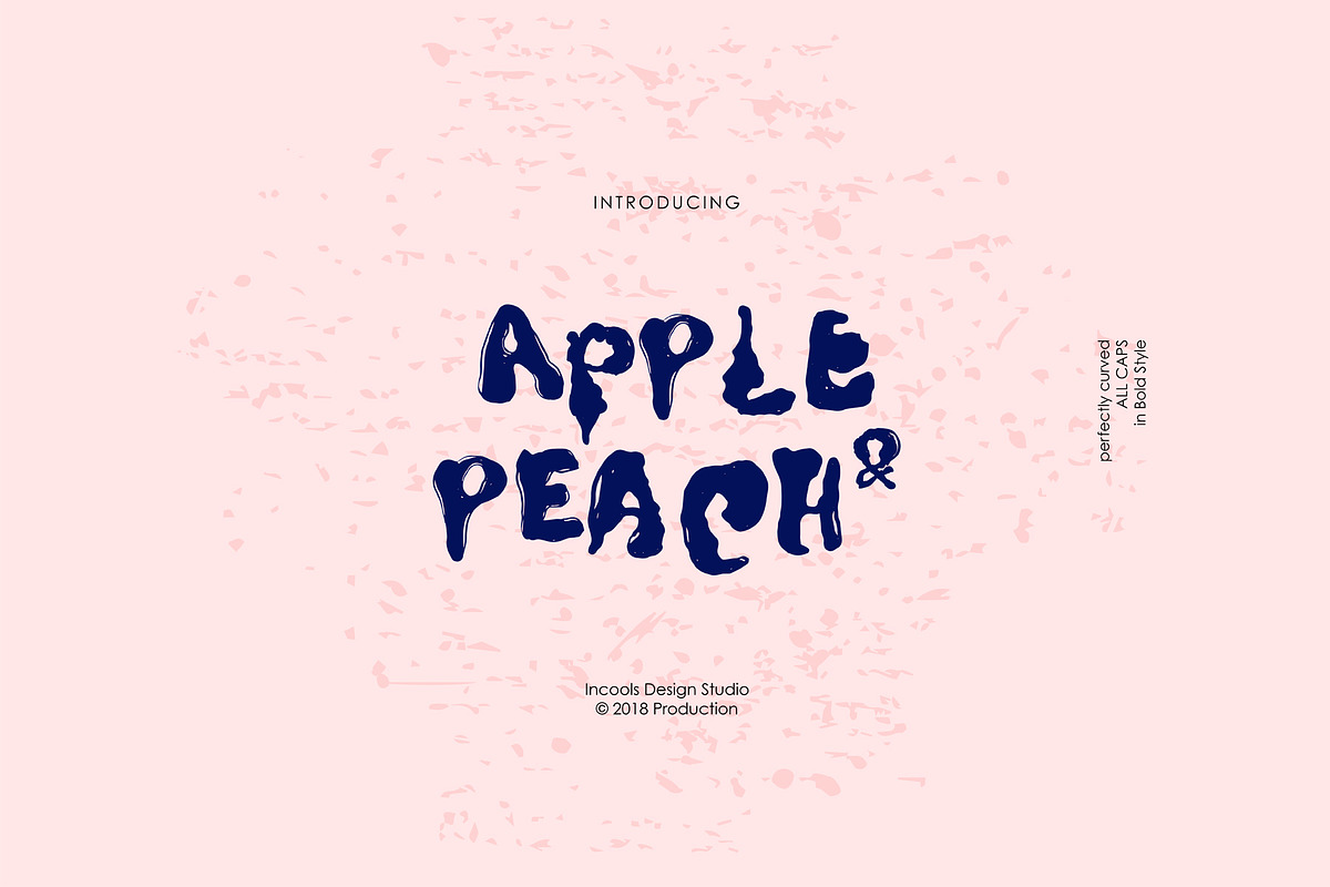 Apple & Peach - Bold in Display Fonts - product preview 8