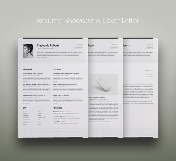 Professional Resume 1 H.HG in Letter Templates - product preview 1