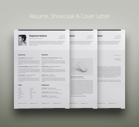 Professional Resume 1 H.CG in Letter Templates - product preview 1