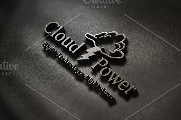 Cloud Power Logo in Logo Templates - product preview 1