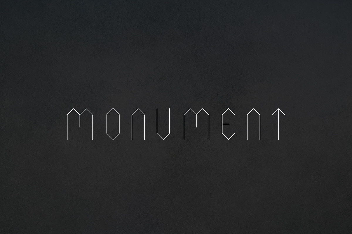 YT Monument in Display Fonts - product preview 8