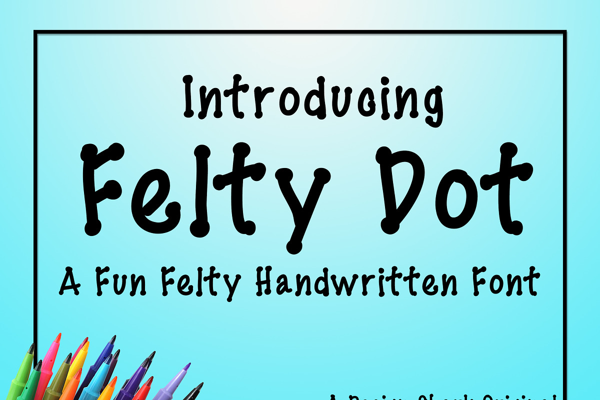 Felty Dot in Sans-Serif Fonts - product preview 8