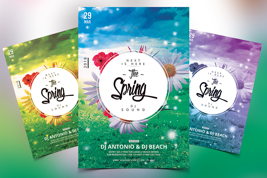 The Spring 2018 - PSD Flyer Template in Flyer Templates - product preview 8