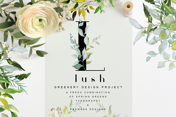 LUSH - Greenery Art Project