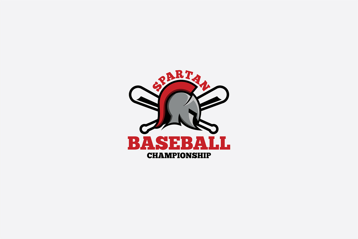 BASEBALL SPARTAN in Logo Templates - product preview 8