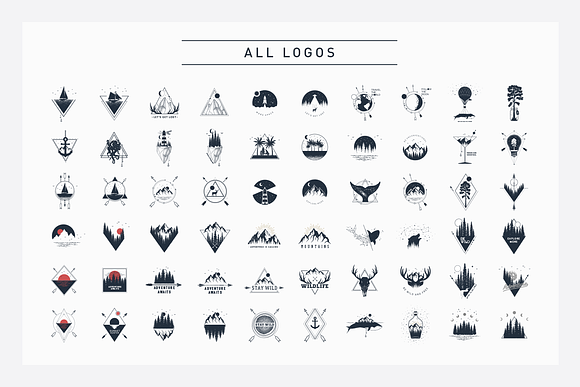 Nordicus. 60 Creative Logos in Illustrations - product preview 3