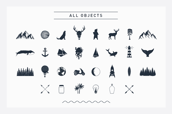 Nordicus. 60 Creative Logos in Illustrations - product preview 4