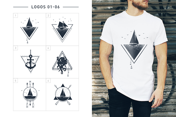 Nordicus. 60 Creative Logos in Illustrations - product preview 5