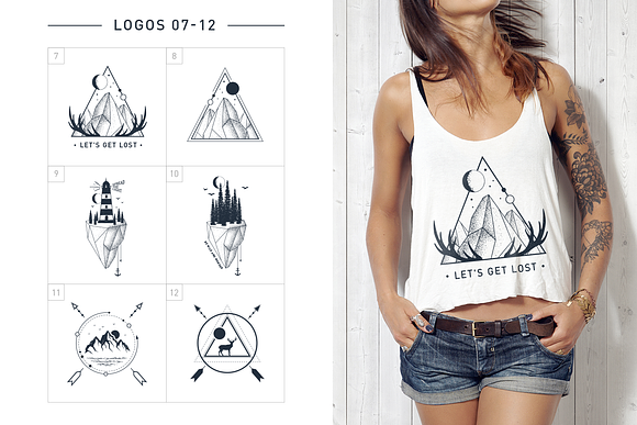 Nordicus. 60 Creative Logos in Illustrations - product preview 6