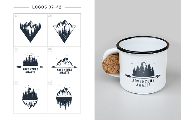 Nordicus. 60 Creative Logos in Illustrations - product preview 11