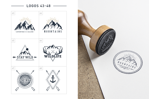 Nordicus. 60 Creative Logos in Illustrations - product preview 12