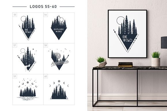 Nordicus. 60 Creative Logos in Illustrations - product preview 14