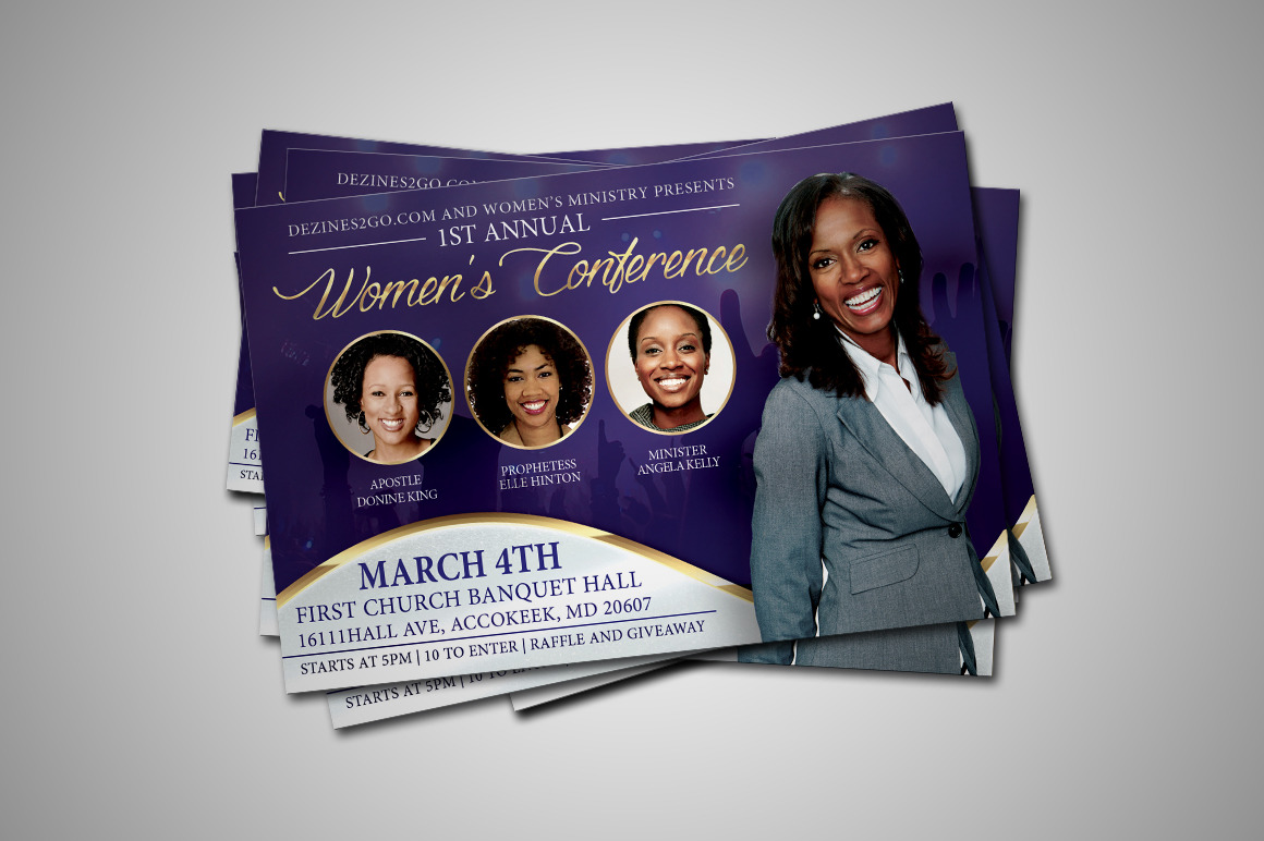 Women's Conference Flyer Template Creative Daddy