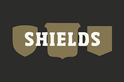 30 Shield Badge Shapes - By Hand