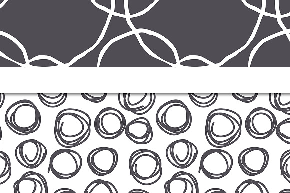 Doodle. Seamless Patterns Set in Patterns - product preview 4