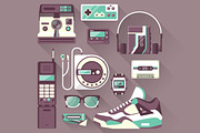 Retro Gadgets & Devices Icons