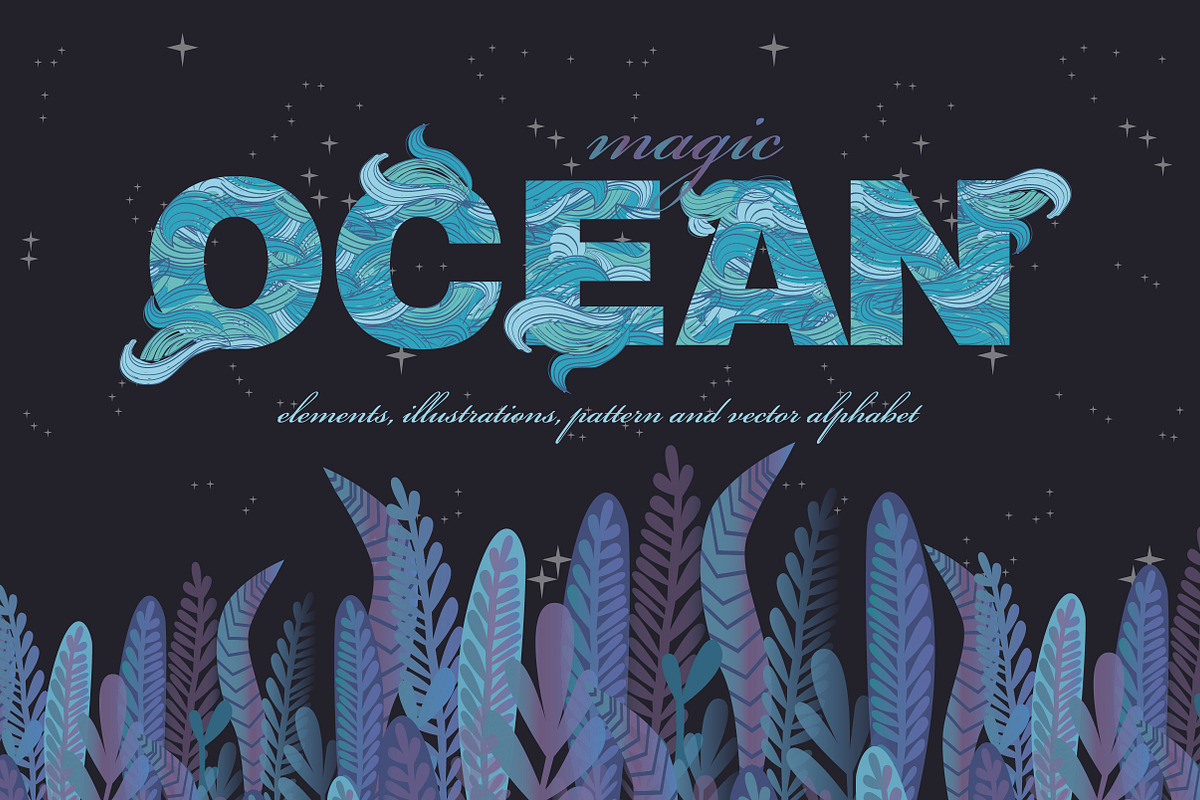 Magic Ocean kit in Illustrations - product preview 8