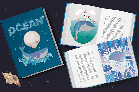 Magic Ocean kit in Illustrations - product preview 3
