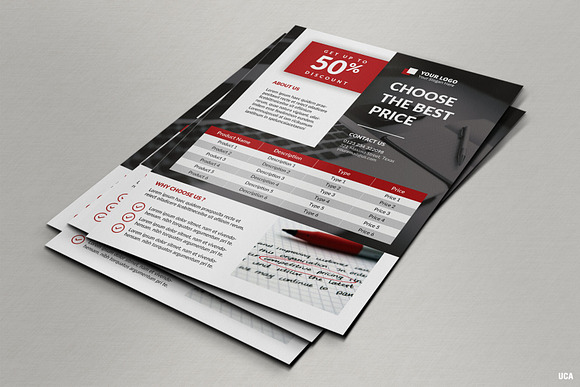 Multipurpose Flyer Price Design in Flyer Templates - product preview 1