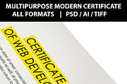 Multipupose Modern Certificate IV