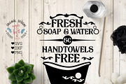  Fresh Soap Water Hand Towels Free 