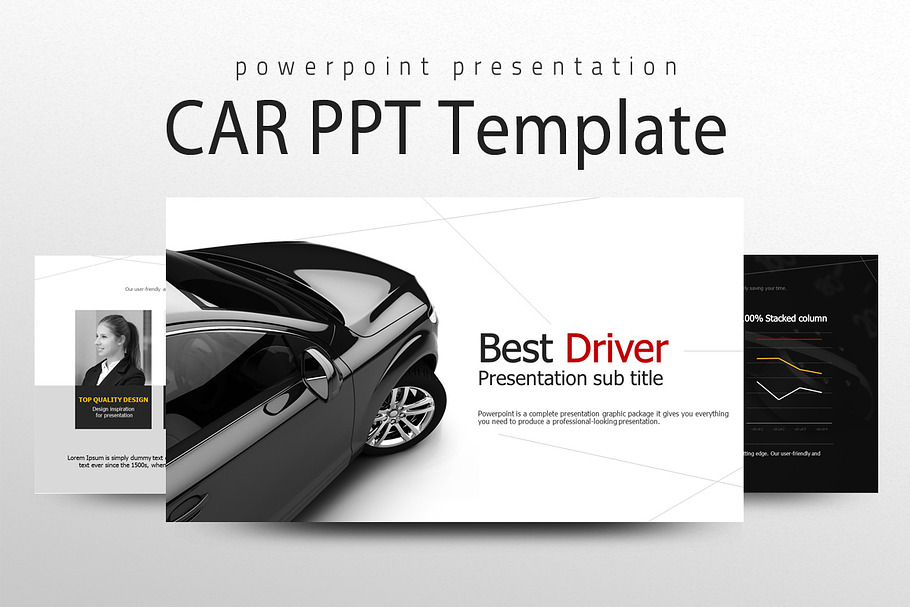 Car PowerPoint Template in PowerPoint Templates - product preview 8
