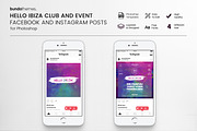 Hello Ibiza Club Social Media
