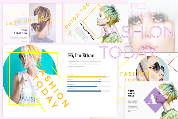 Fashion Today Powerpoint Templates in PowerPoint Templates - product preview 2