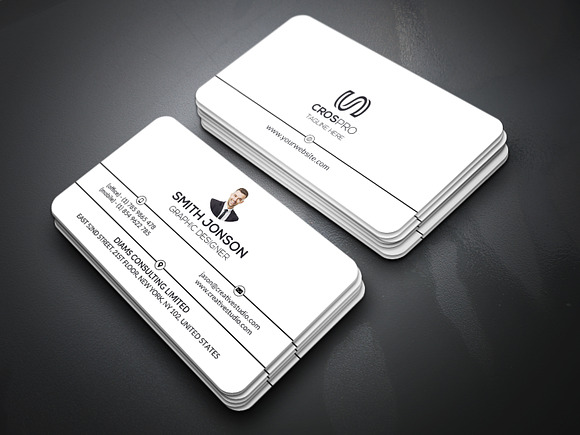 Simple Creative Business Card in Business Card Templates - product preview 1