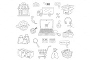  E-commerce Icons Set