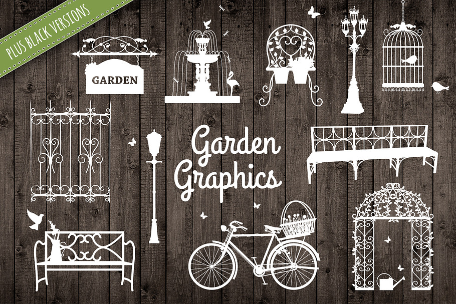 Garden Spring Graphic Illustrations