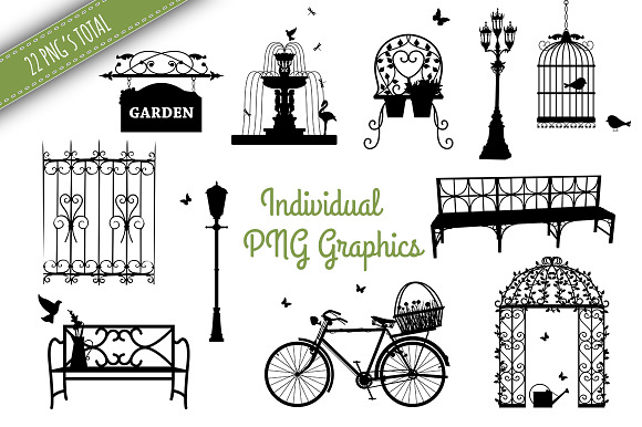 Garden Spring Graphic Illustrations in Graphics - product preview 1