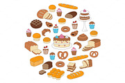 Bakery and pastry collection 