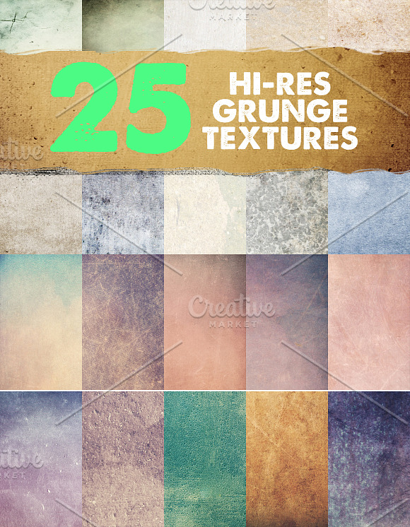 57 Essential Grunge Textures Pack in Textures - product preview 2