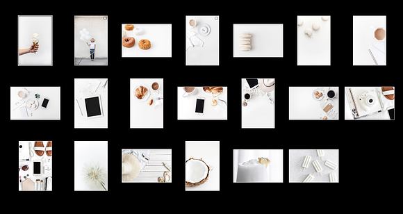 White Branding Stock Photo Bundle in Branding Mockups - product preview 2
