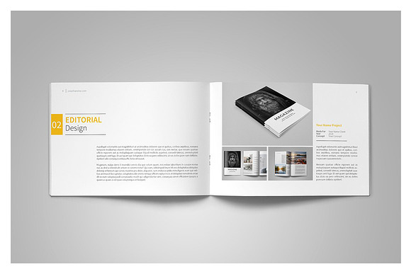 Graphic Design Portfolio Template in Brochure Templates - product preview 7