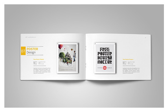 Graphic Design Portfolio Template in Brochure Templates - product preview 17