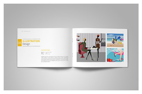 Graphic Design Portfolio Template in Brochure Templates - product preview 18