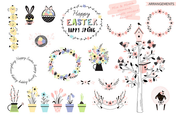 Happy Easter creator in Illustrations - product preview 2