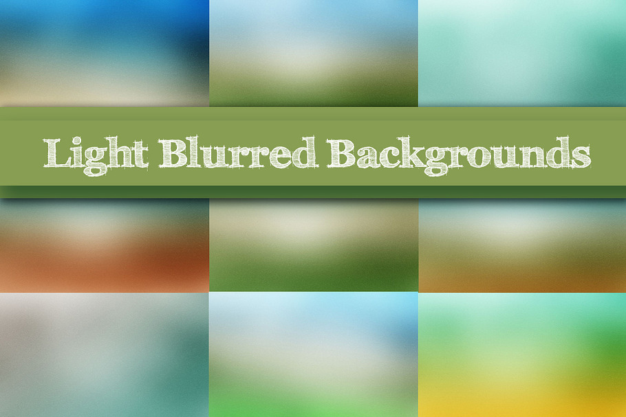 10 Light Blurred Backgrounds