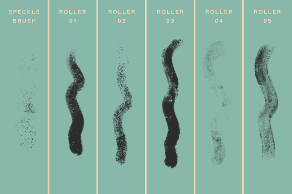 Roller Ink Procreate Pack in Photoshop Brushes - product preview 2