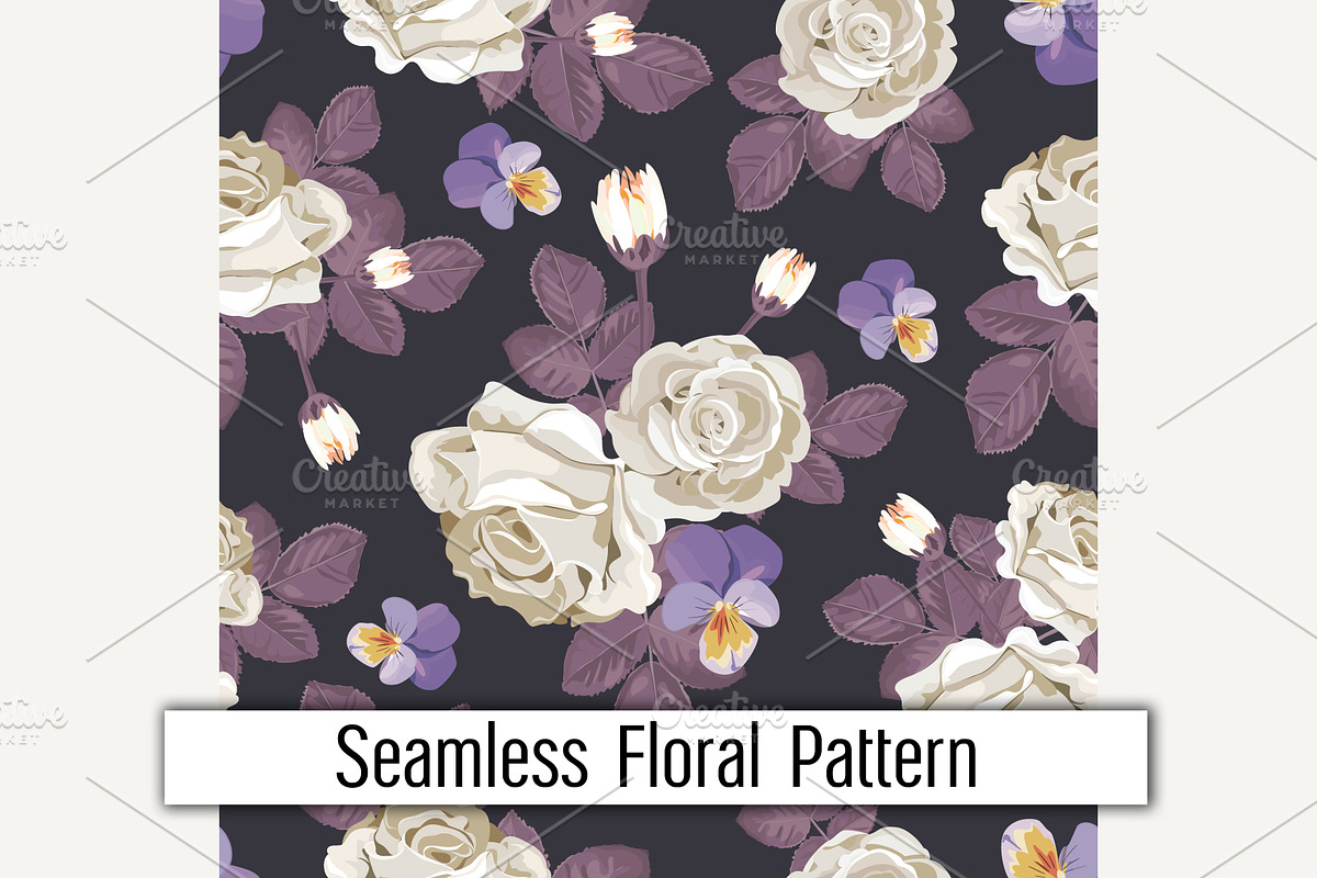 Floral seamless pattern. in Patterns - product preview 8
