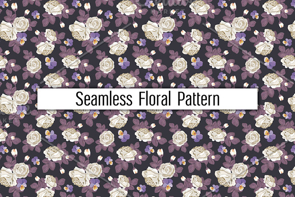 Floral seamless pattern. in Patterns - product preview 1