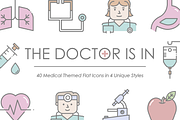 The Doctor Is In - Medical Icon Set
