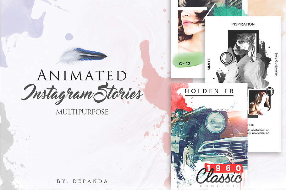 Multipurpose Animated Instagram in Instagram Templates - product preview 8