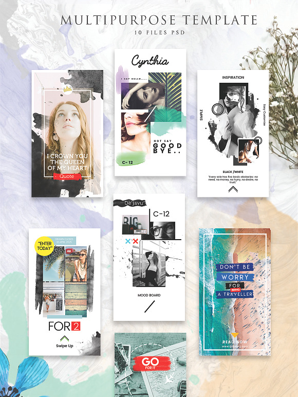 Multipurpose Animated Instagram in Instagram Templates - product preview 1