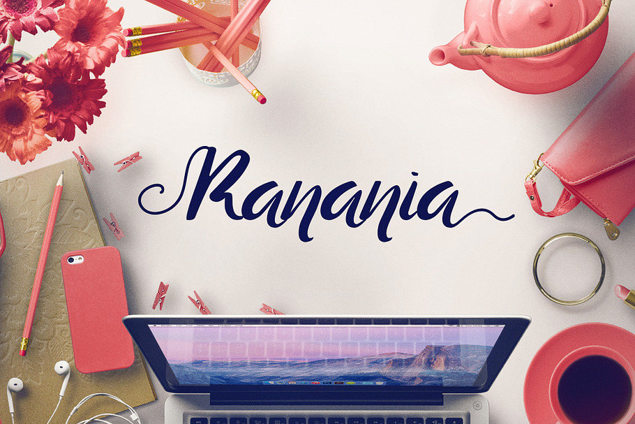 Ranania in Script Fonts - product preview 8