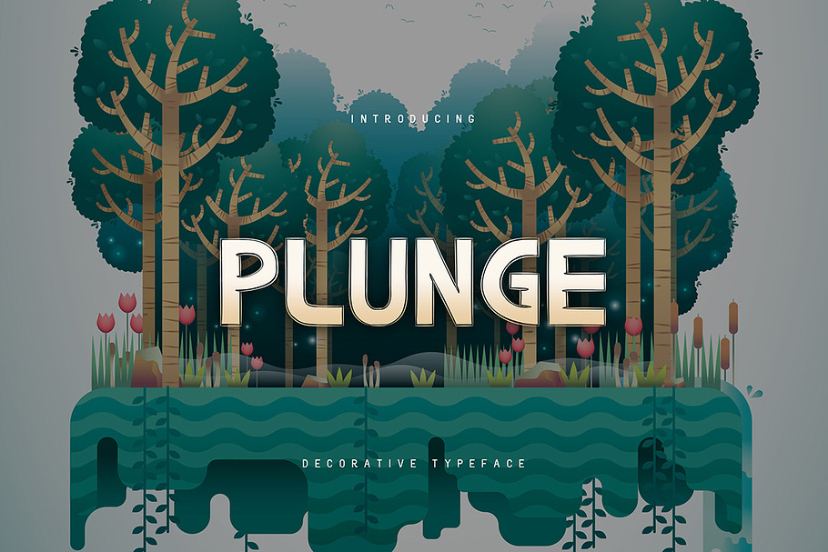 Plunge in Display Fonts - product preview 8