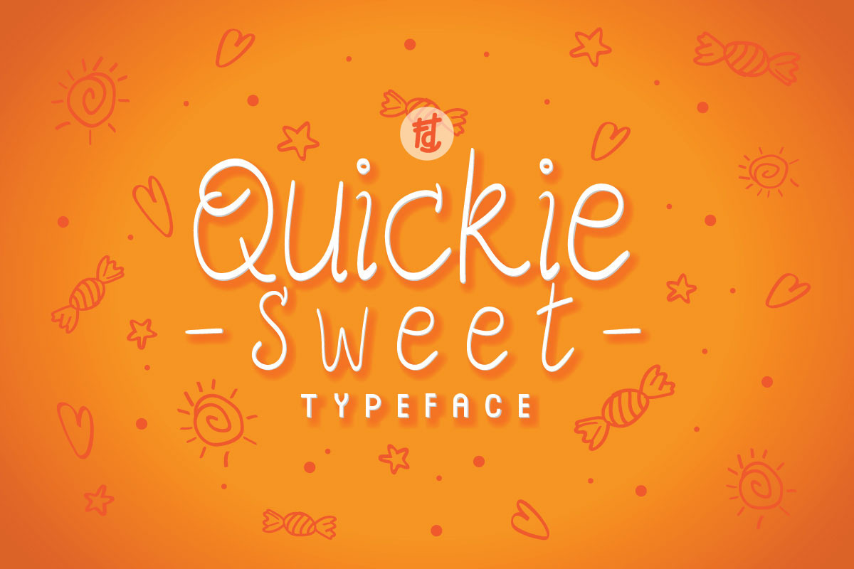 Quickie Sweet in Display Fonts - product preview 8